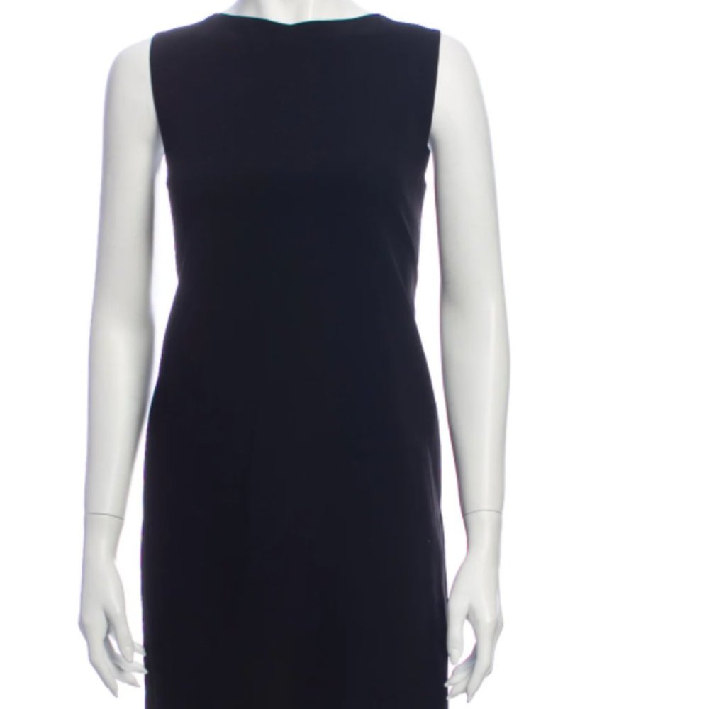 Theory Bateau Neckline Mini Dress